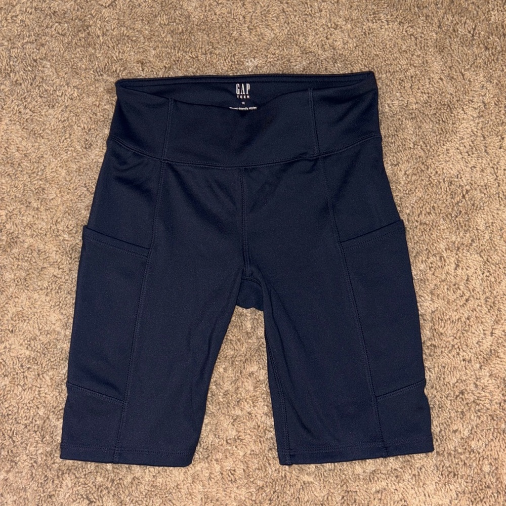 GAP teen (Size 10) Navy Bike Shorts